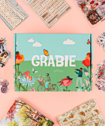 Spring-Themed Grabie Scrapbook Club Box